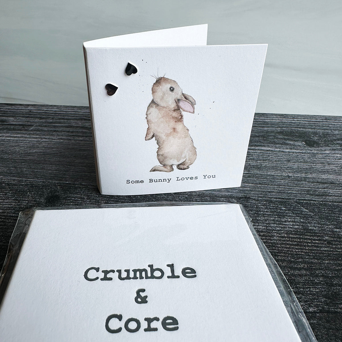 Crumble & Core Boxed Sterling Silver Earrings & Card Duo