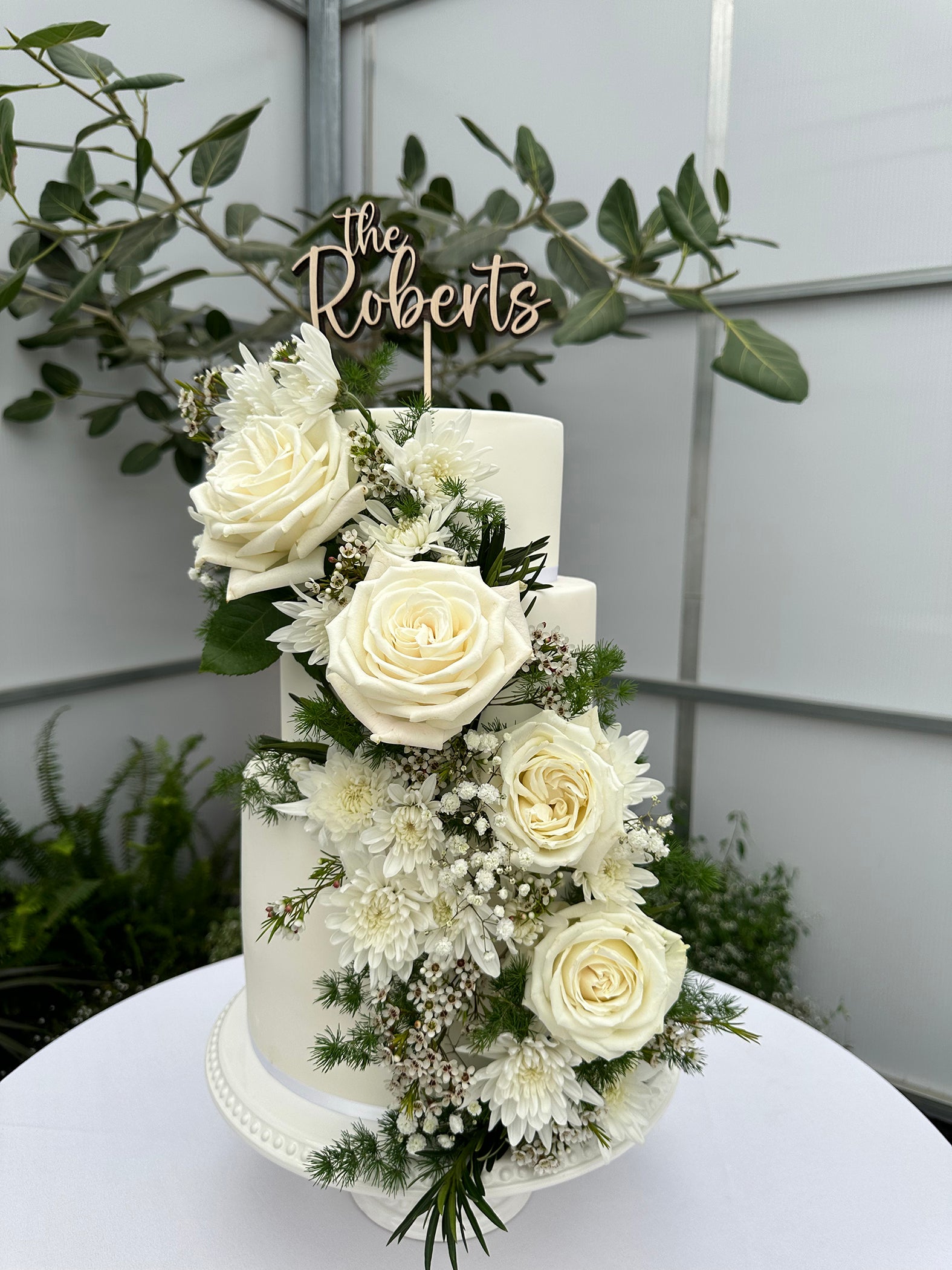 The New Last Name Caketop, Wedding or Anniversary Caketopper