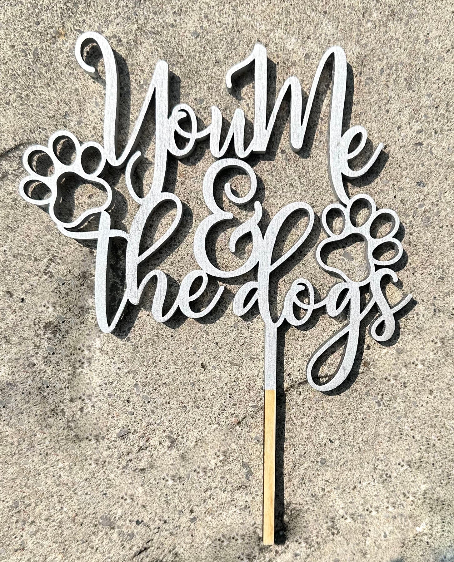 You Me & the Dogs Caketop