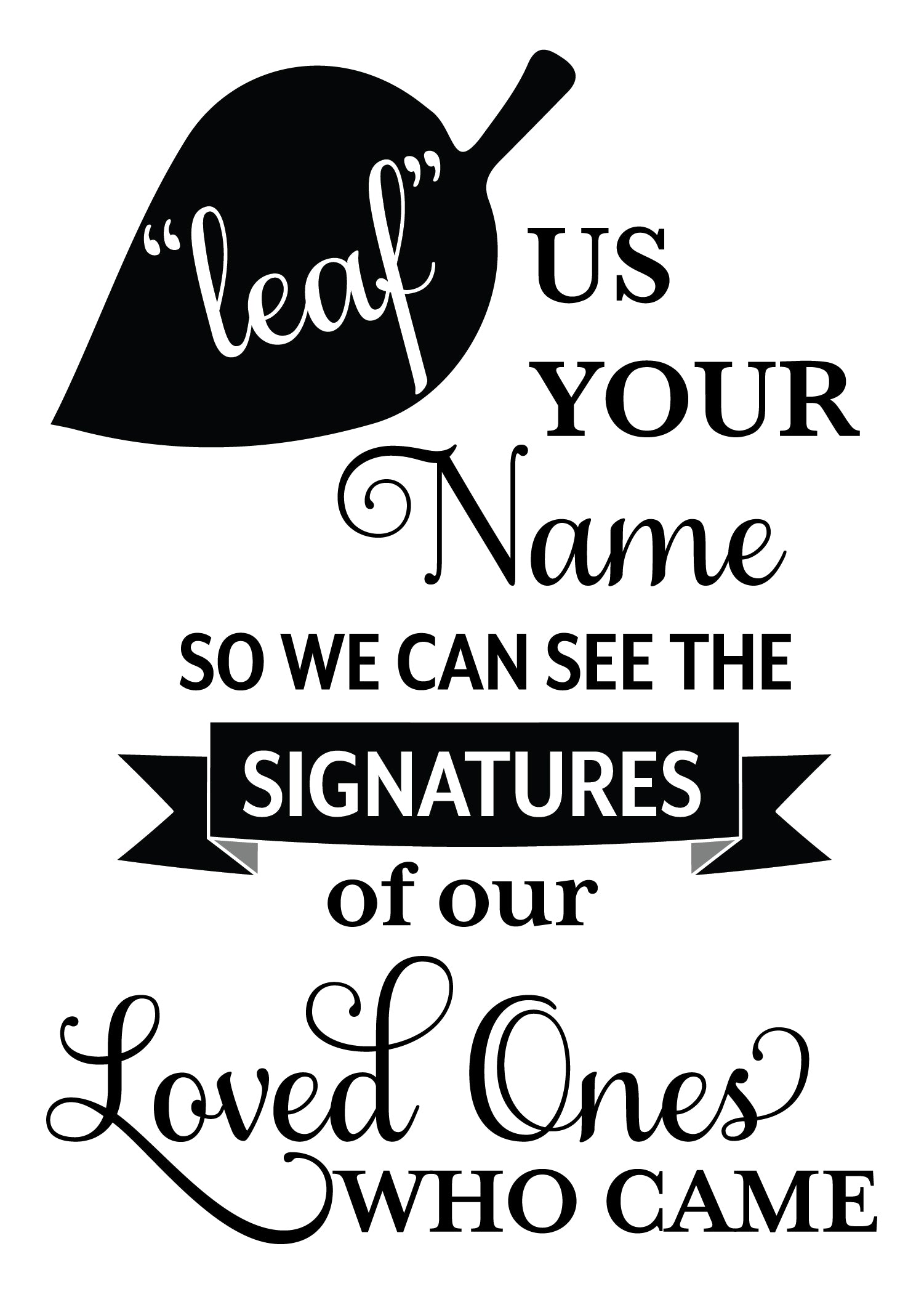 Family Tree Wood Guestbook Alternative Design 2 Horizontal