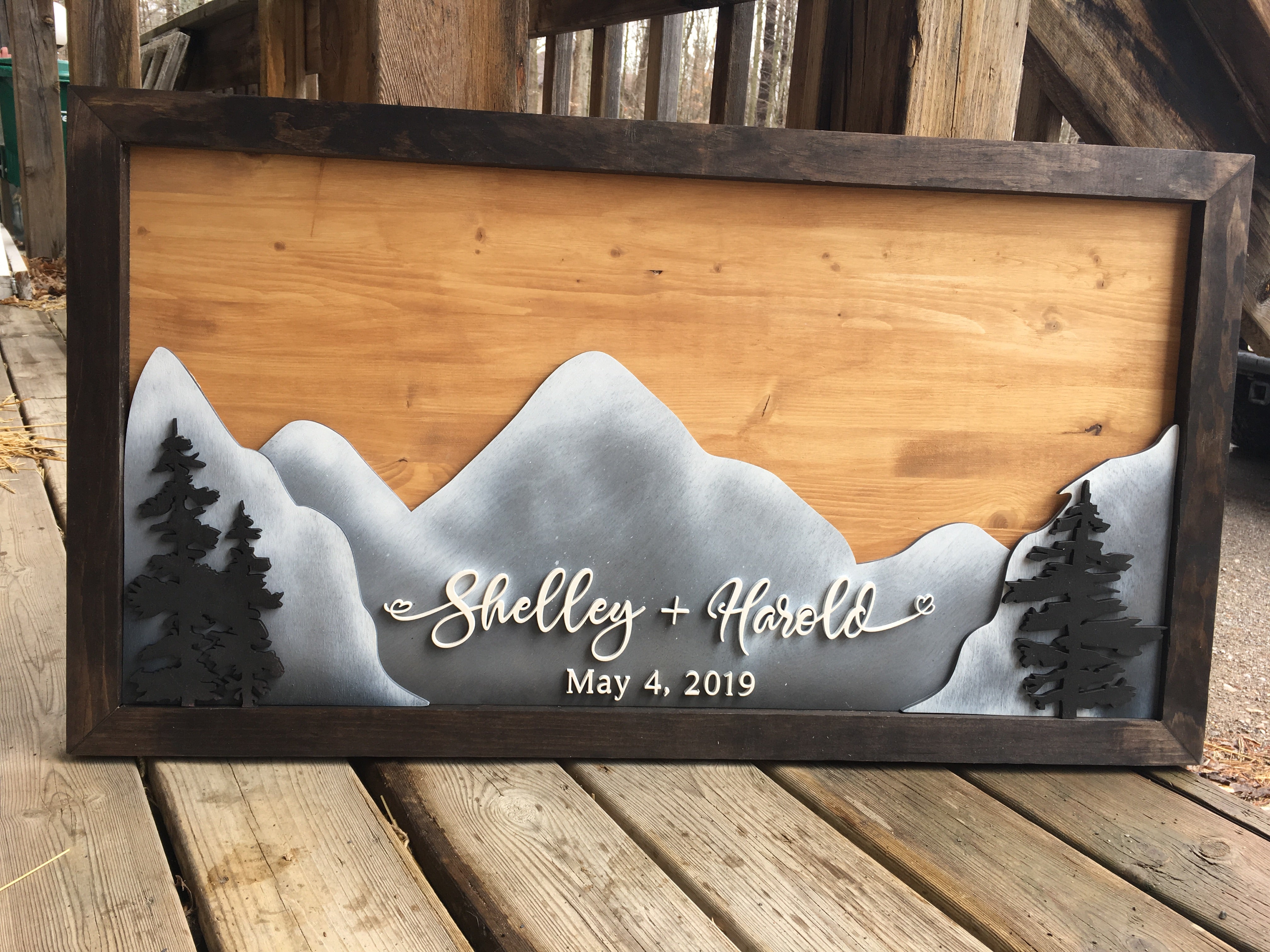Mountain Love Guestbook Alternative Sign