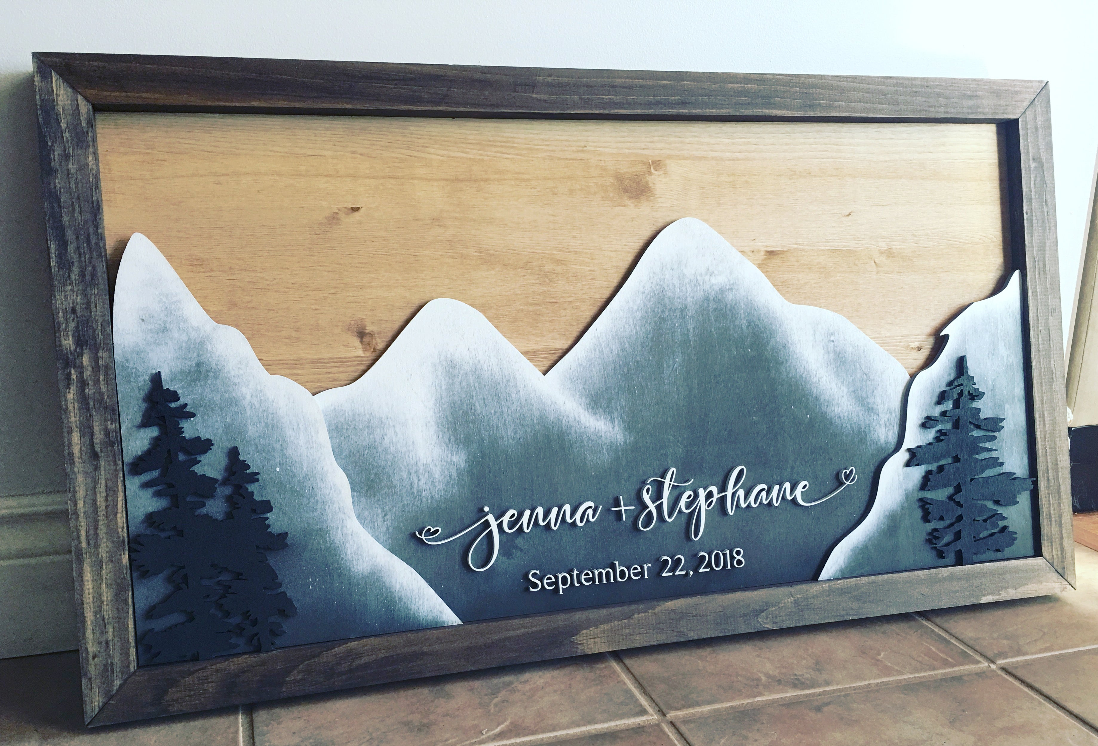 Mountain Love Guestbook Alternative Sign