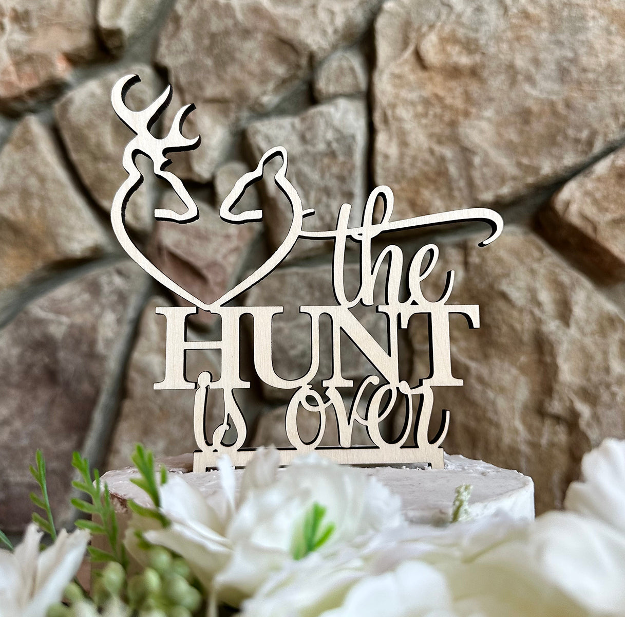 The Hunt is Over Caketop Design 2