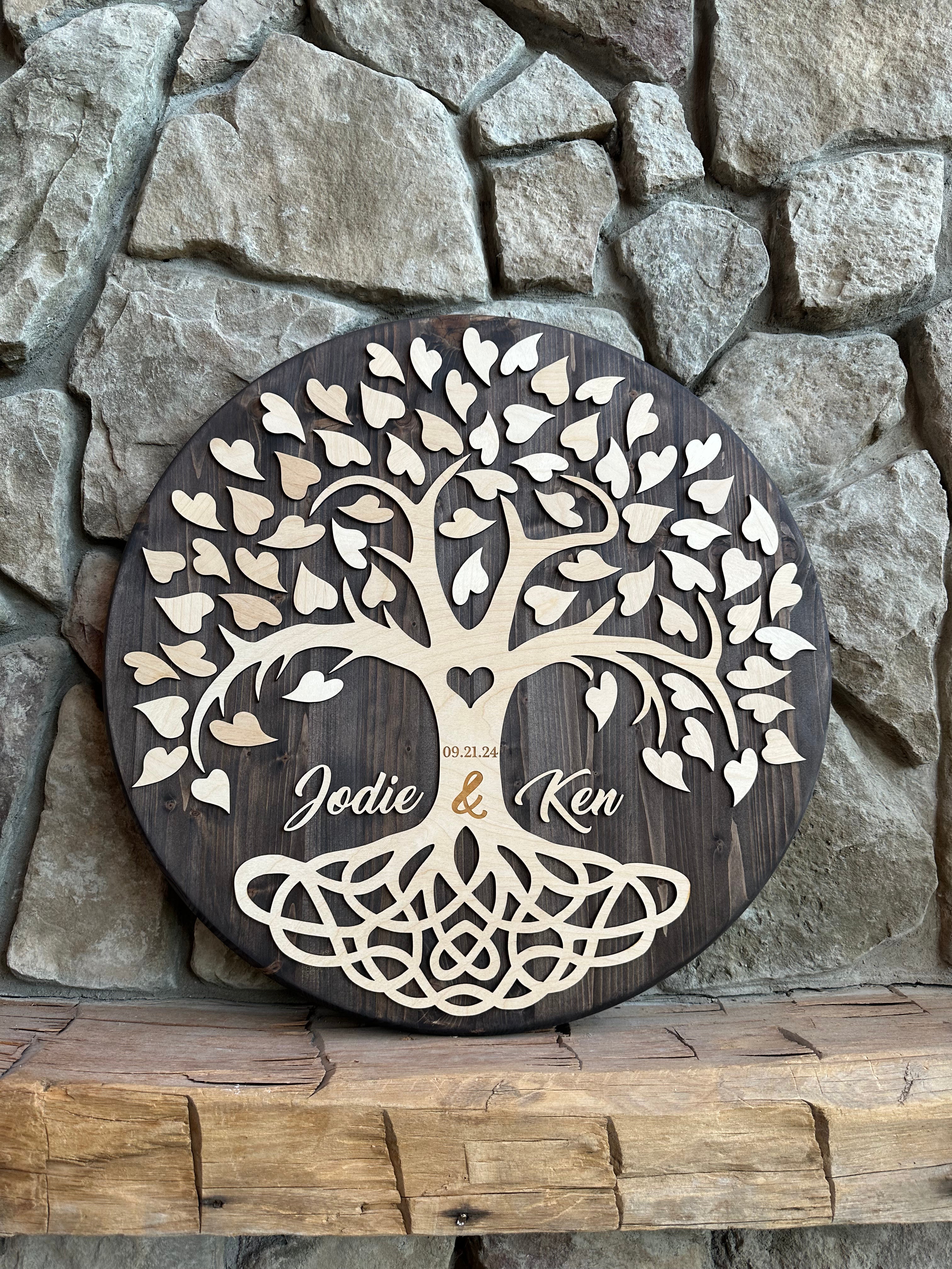 Love Knot Tree Guestbook Signature Board
