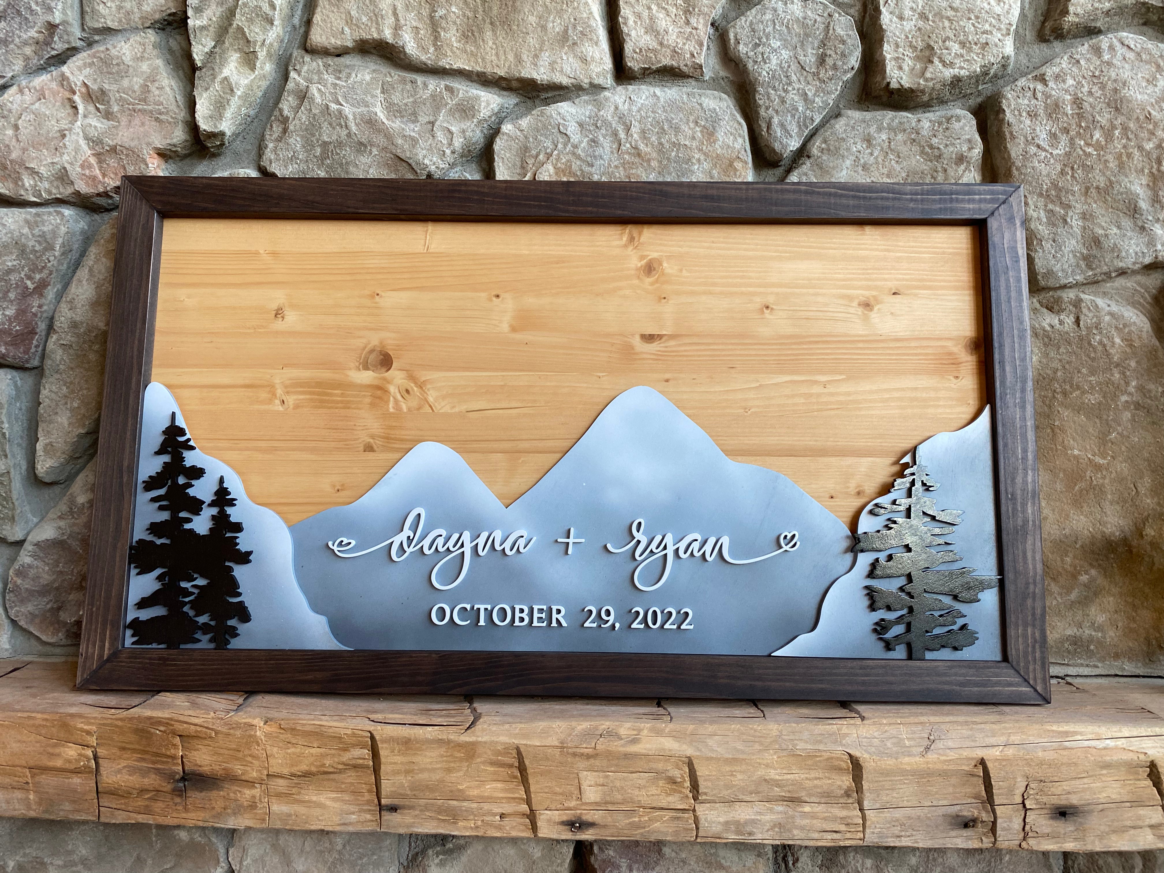 Mountain Love Guestbook Alternative Sign