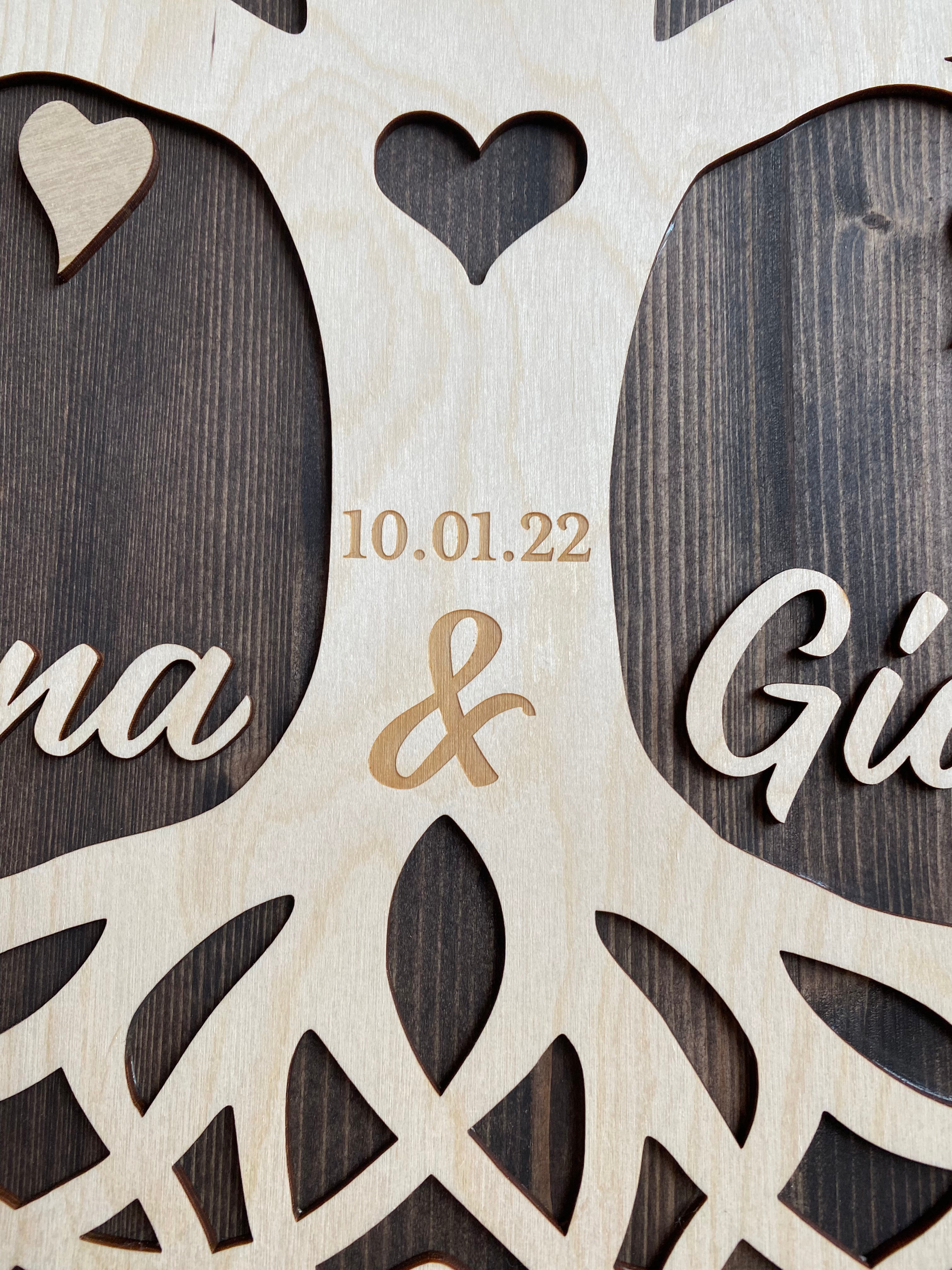 Love Knot Tree Guestbook Signature Board