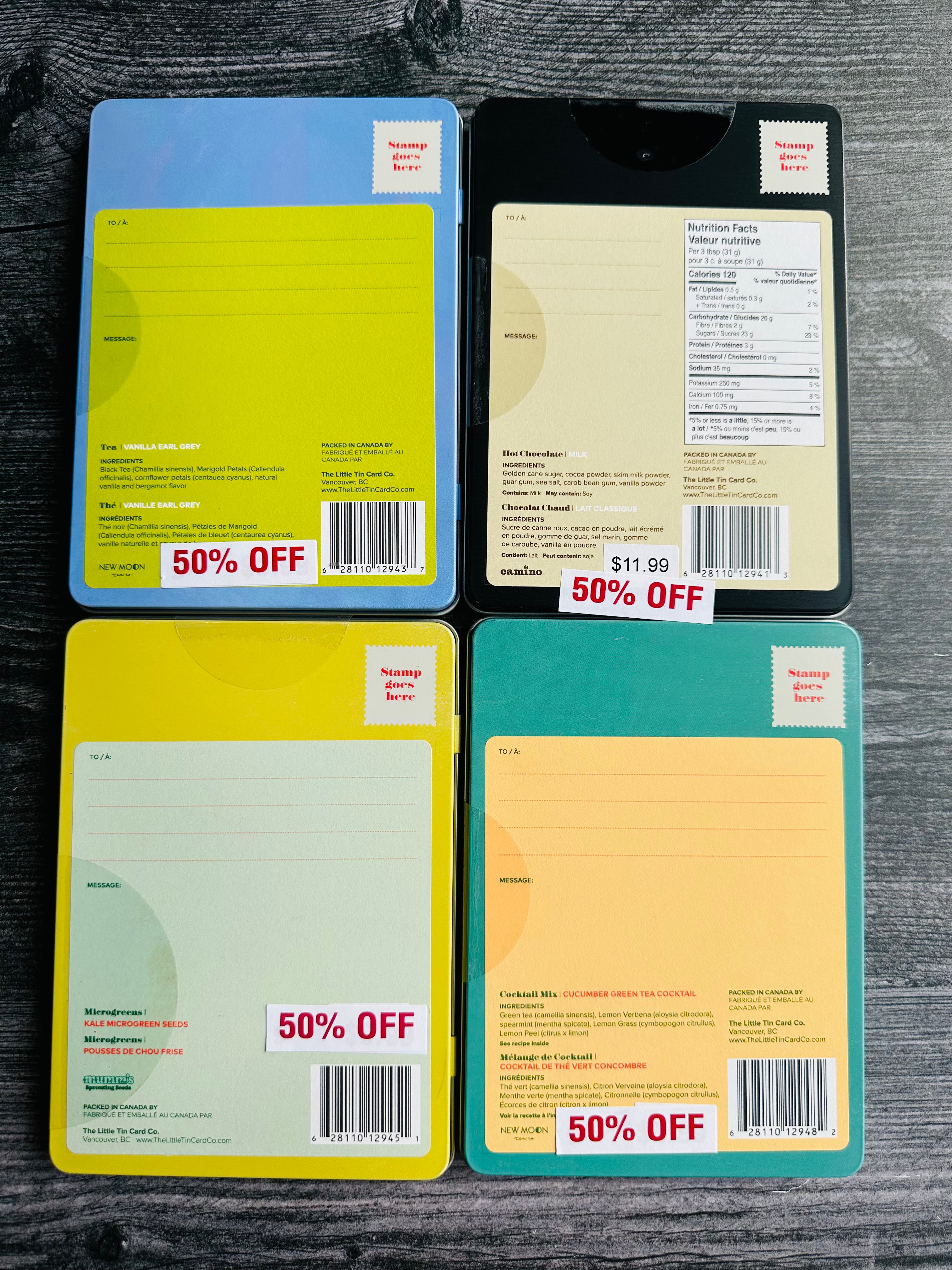 Tin Cards - The Little Tin Card Co.