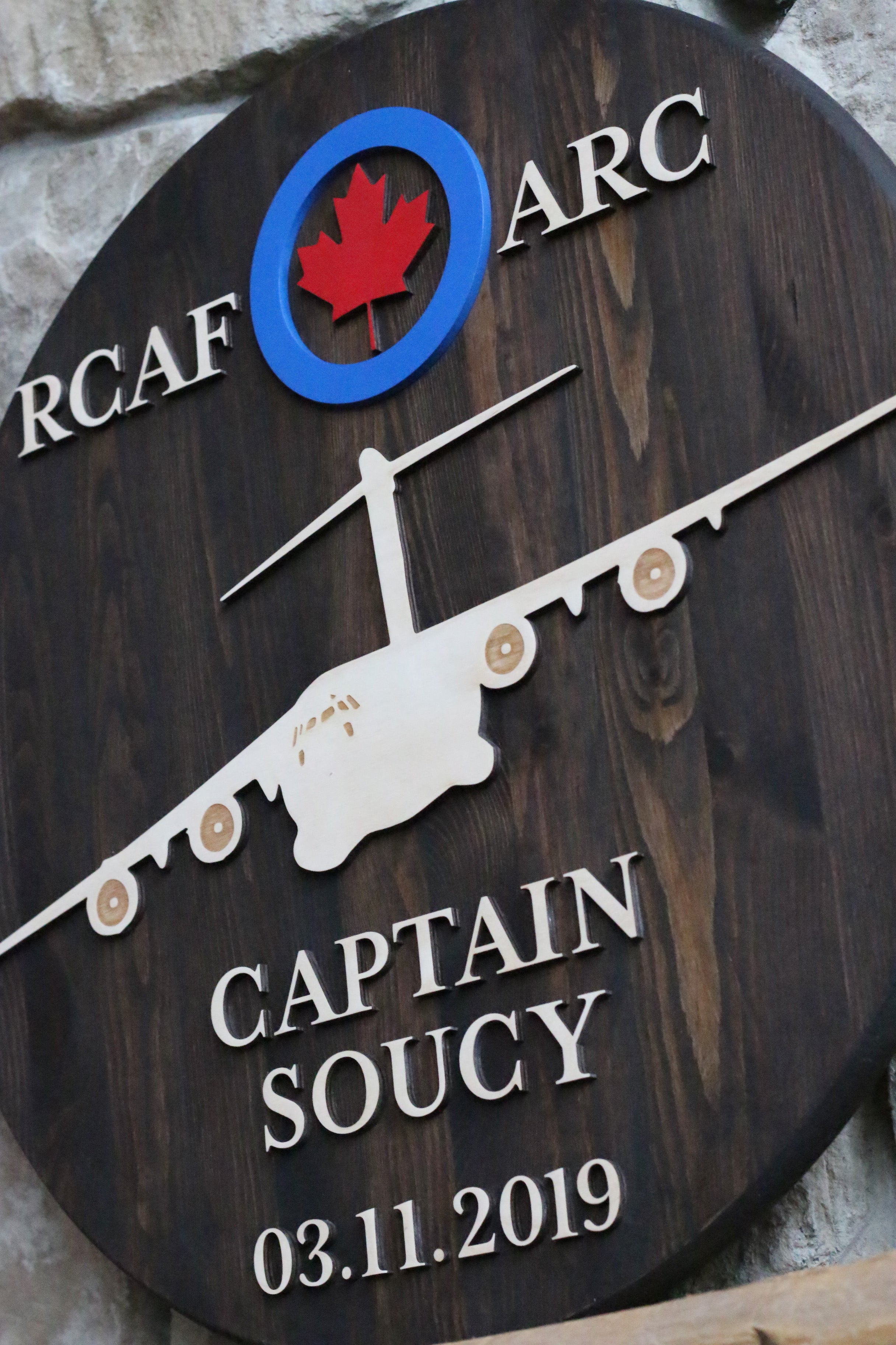 RCAF C-17 Name and Date Sign
