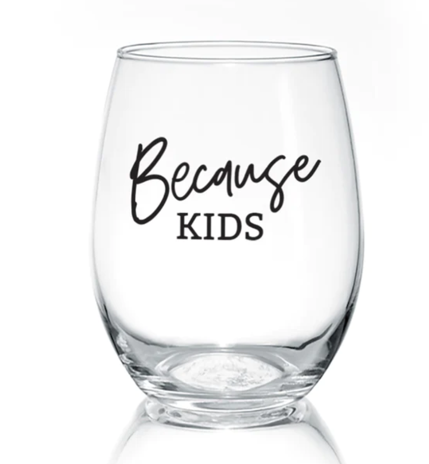 Pinetree- Sassy Stemless Wine Glass