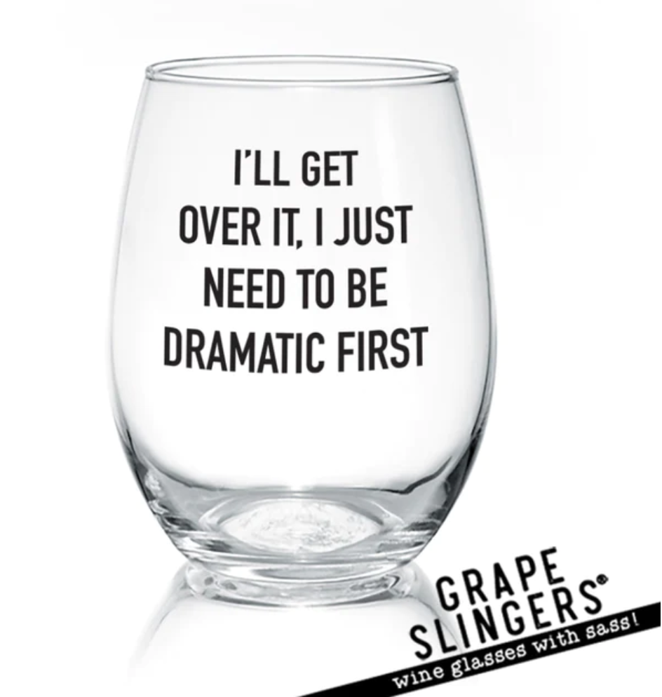 Pinetree- Sassy Stemless Wine Glass