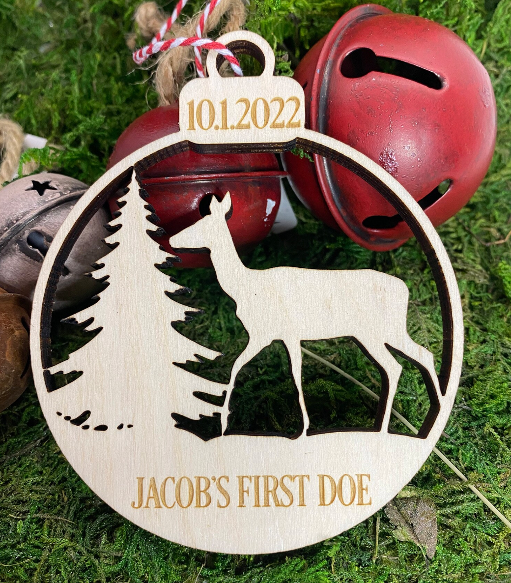 Doe Ornament, Deer Ornament