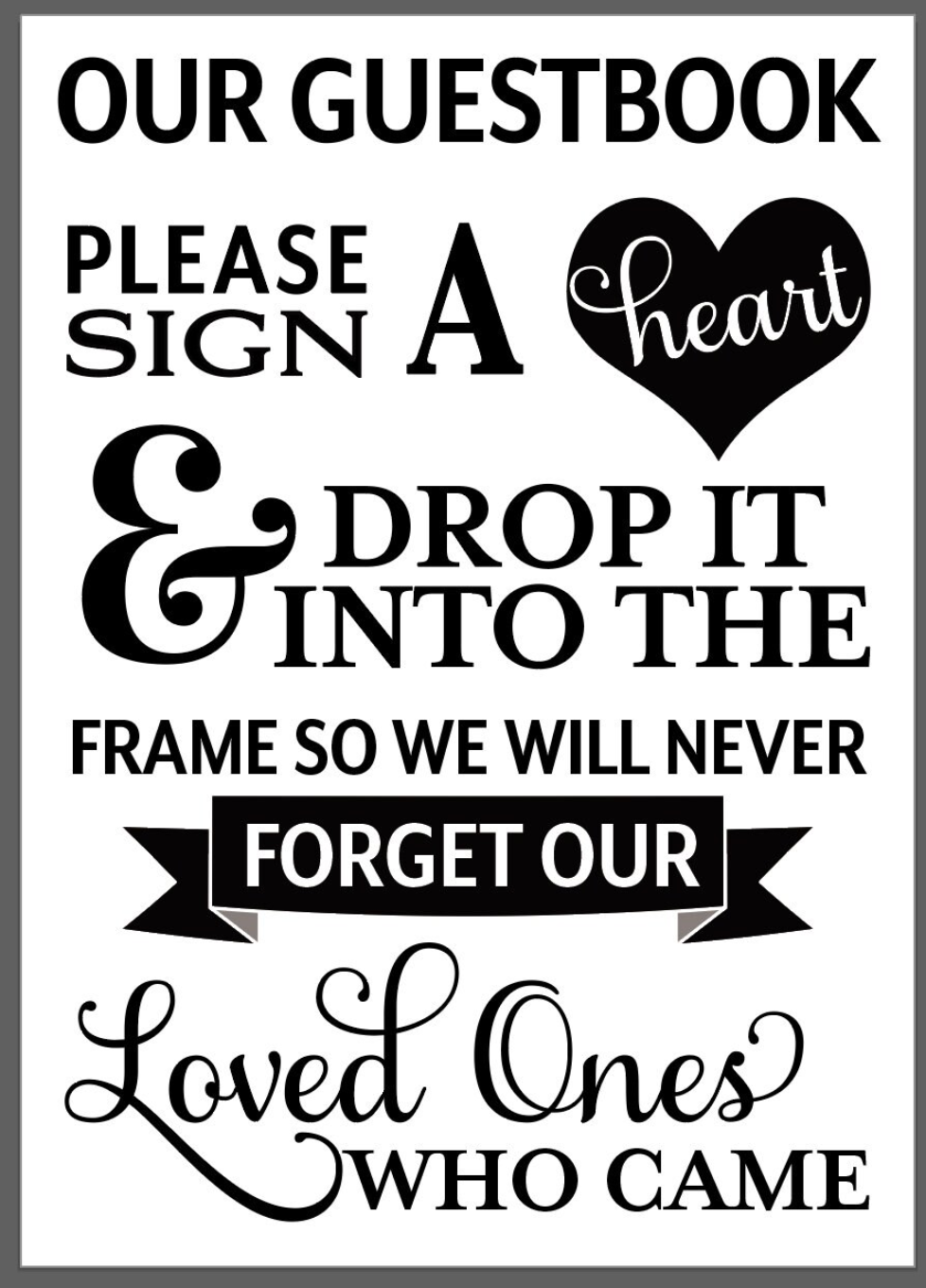 Heart Drop Frame