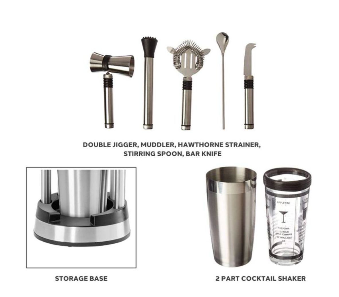 OGGI Bar™ Compact Bar Tool Set - 8pc