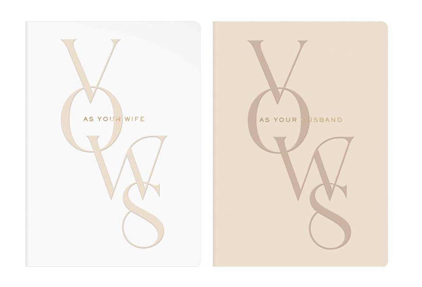 Vow Book Set, As your Wife, As your Husband