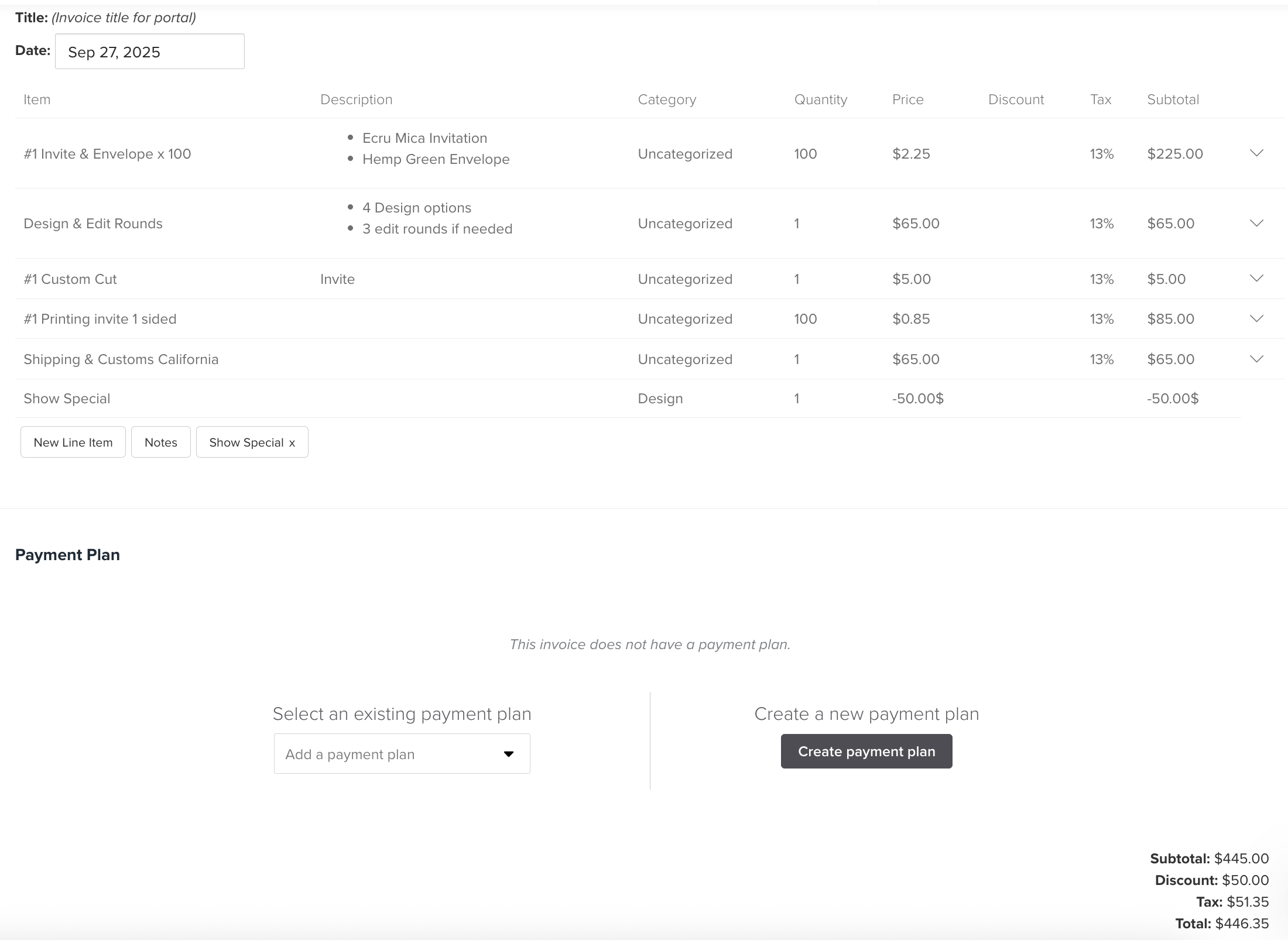 GIa & Chris Online Checkout