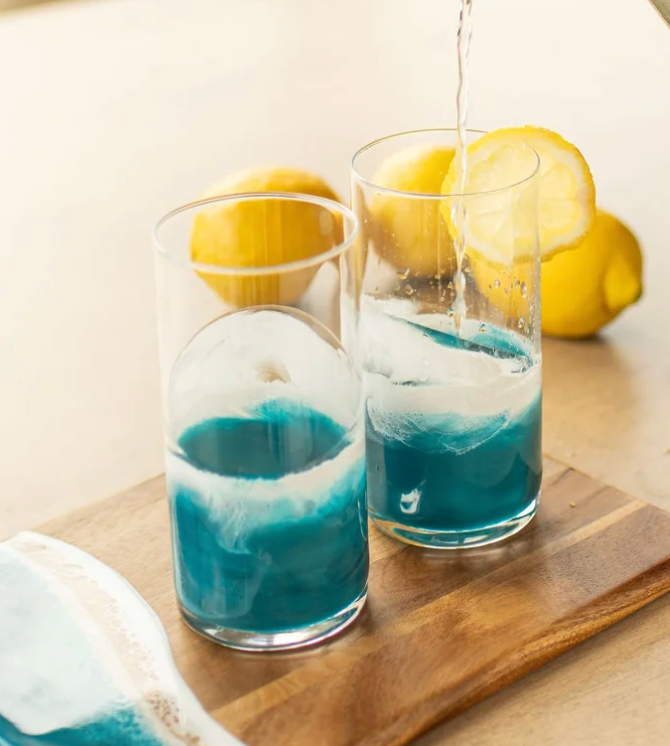Lynn & Lianna - High Ball Resin Glasses