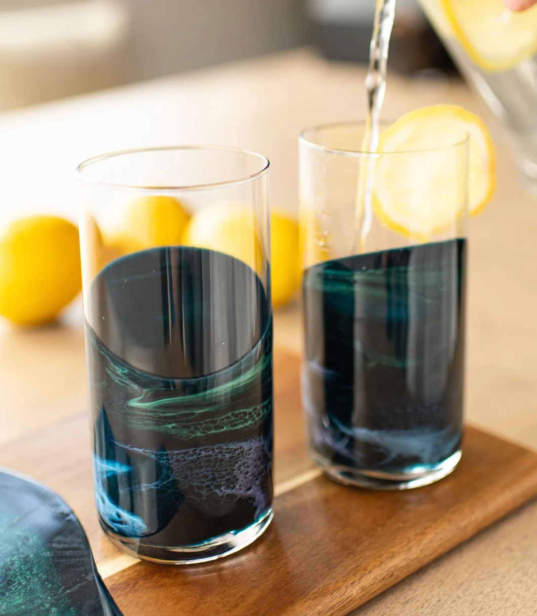 Lynn & Lianna - High Ball Resin Glasses