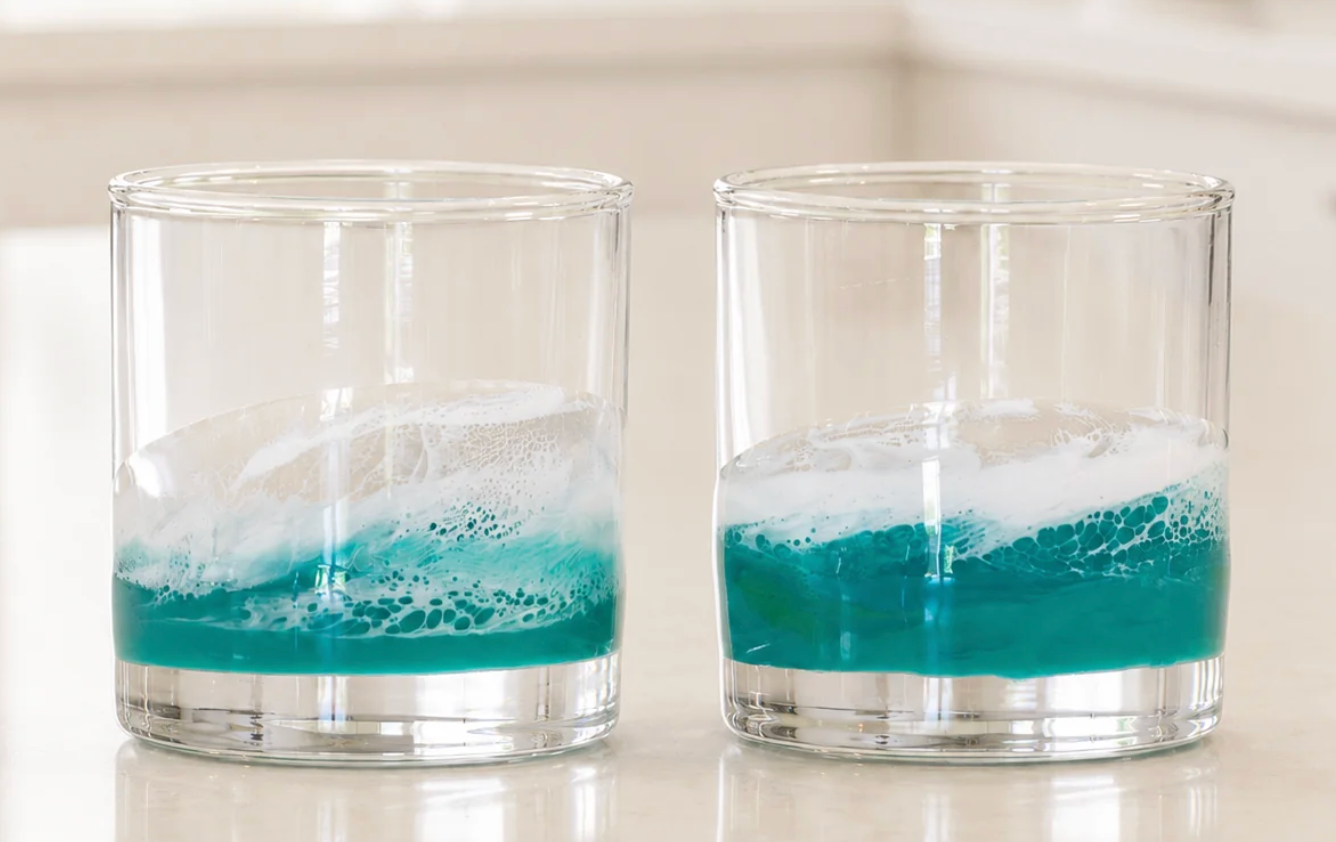 Lynn & Lianna Resin Whiskey Glass Set of 2