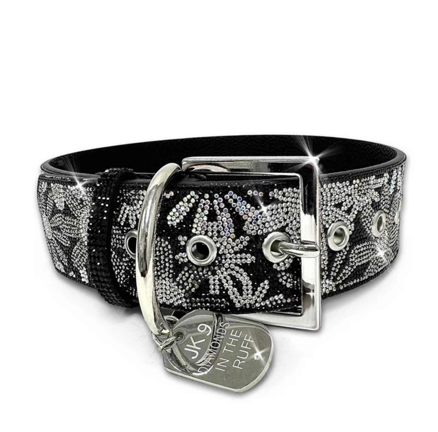 JK Diamonds in the RUFF Dog Collar Large