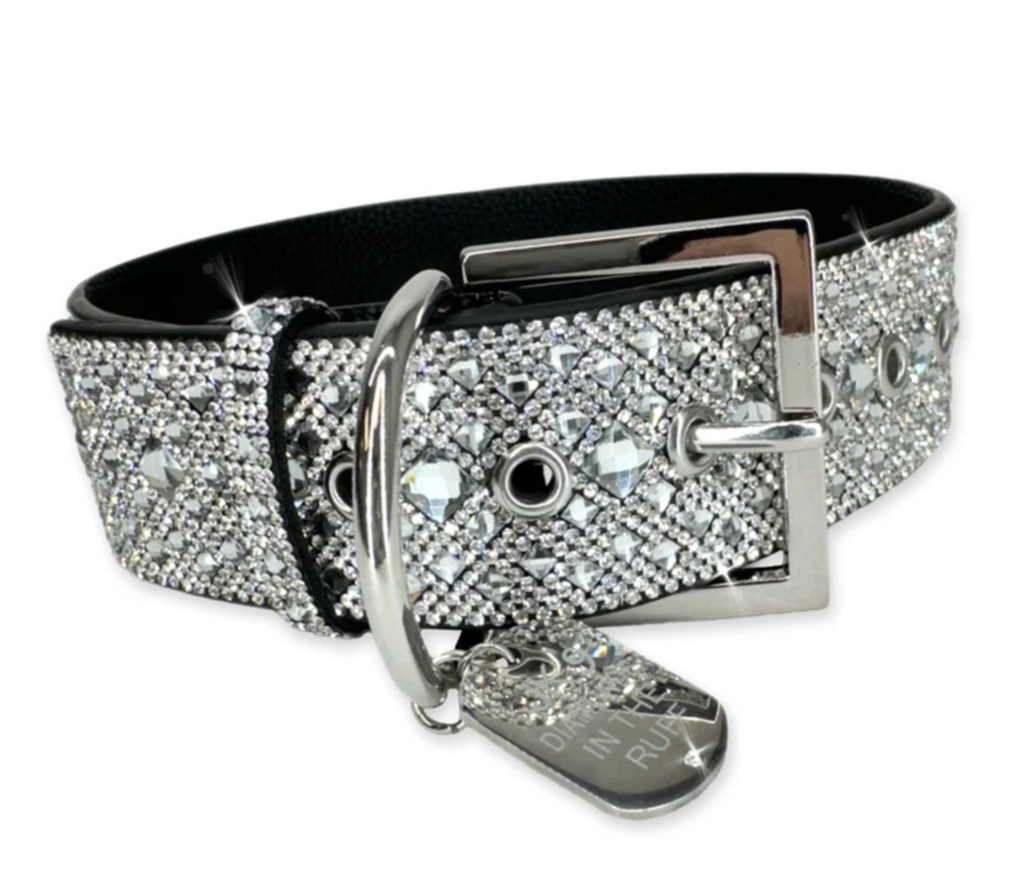 JK Diamonds in the RUFF Dog Collar Large