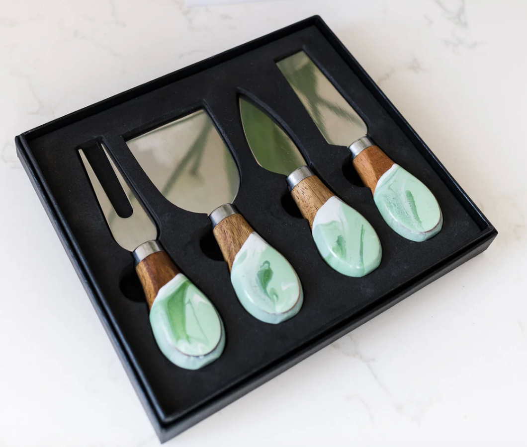 Lynn & Liana Designs Cheese Resin Coated Knives