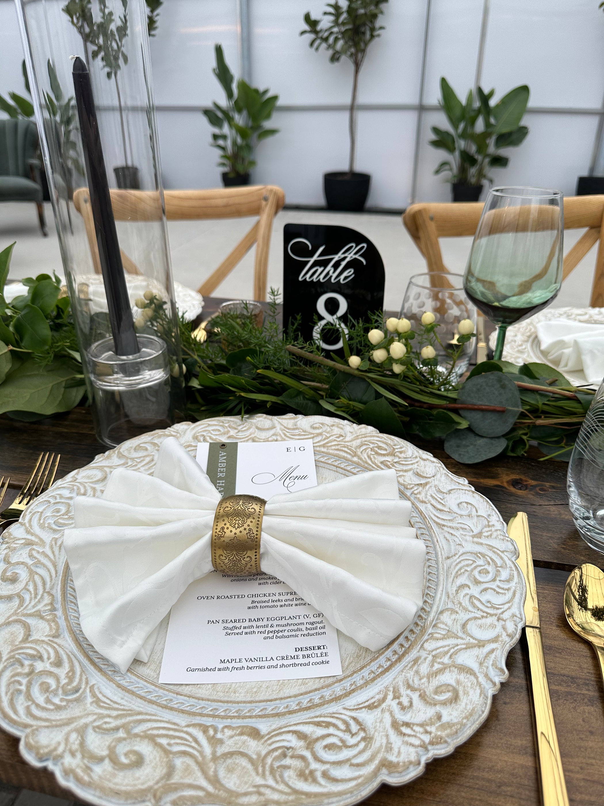 Everly Collection Acrylic Table Number