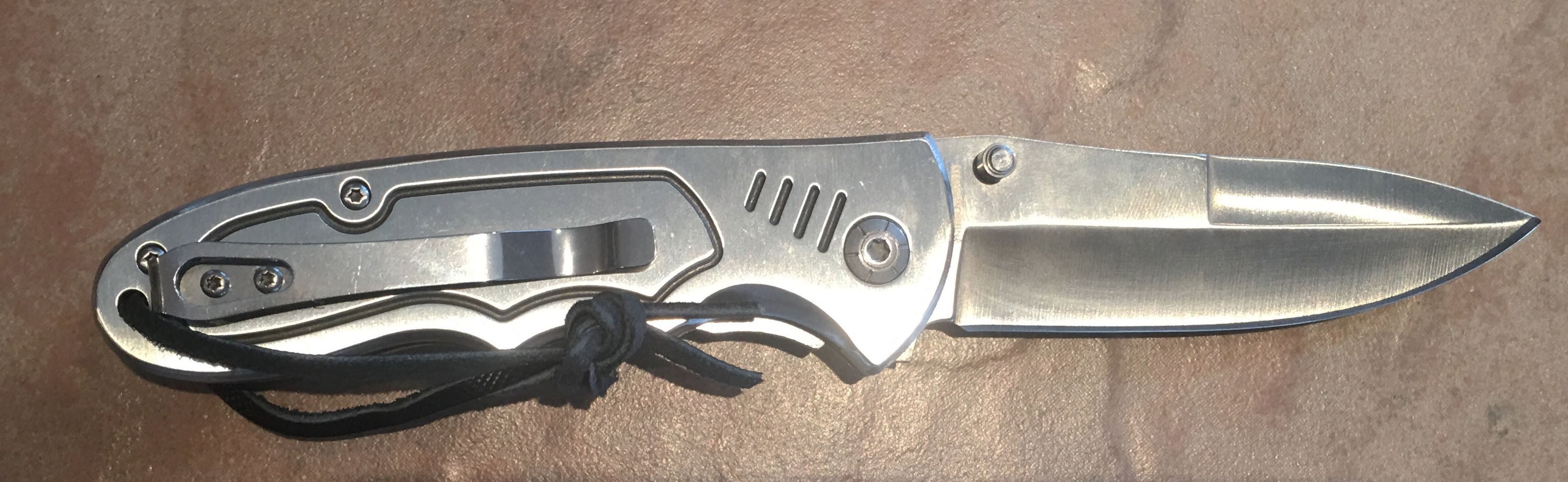 Engraved Hunting Knife