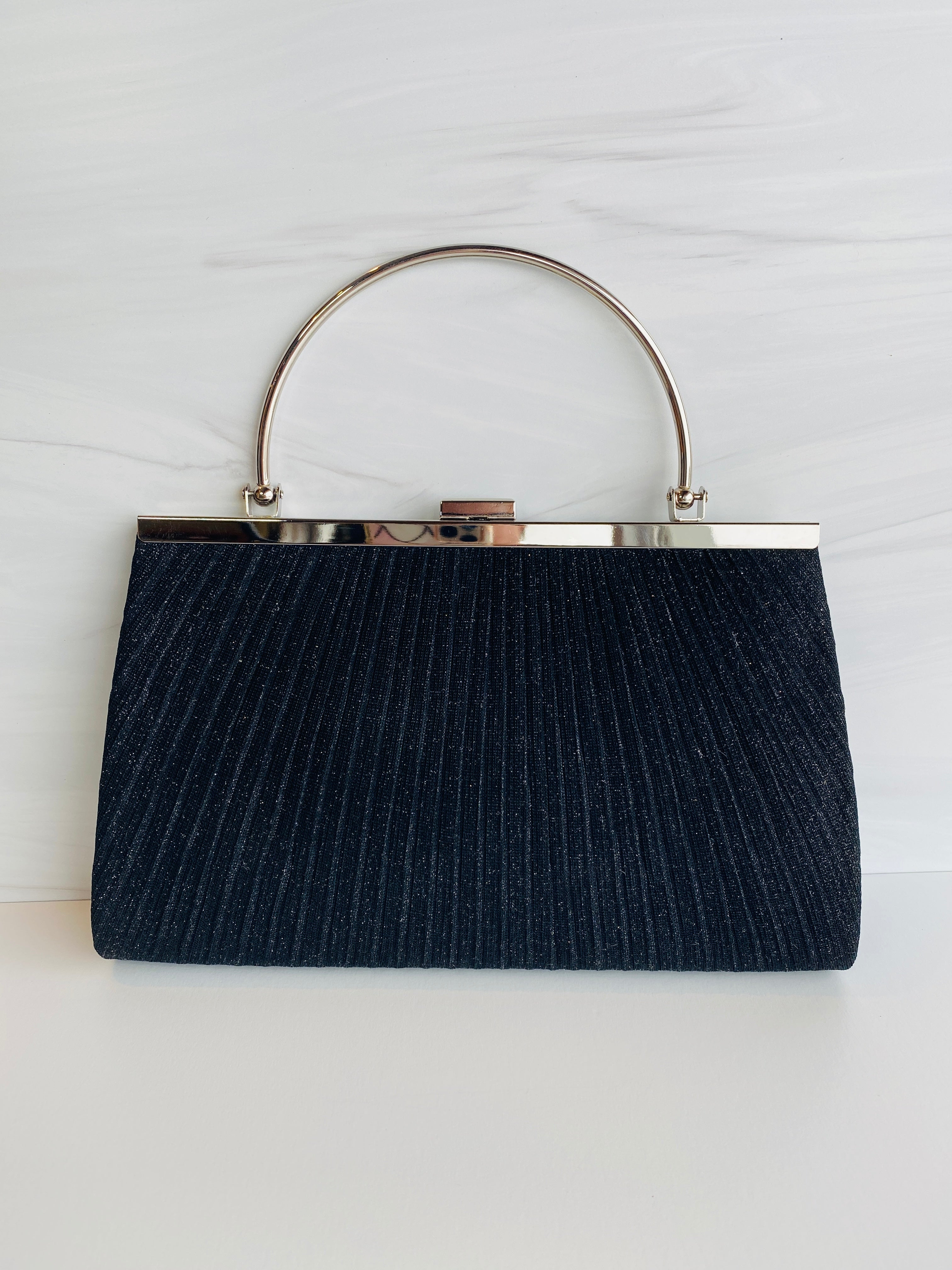 Evening Clutch with Half Moon Handle