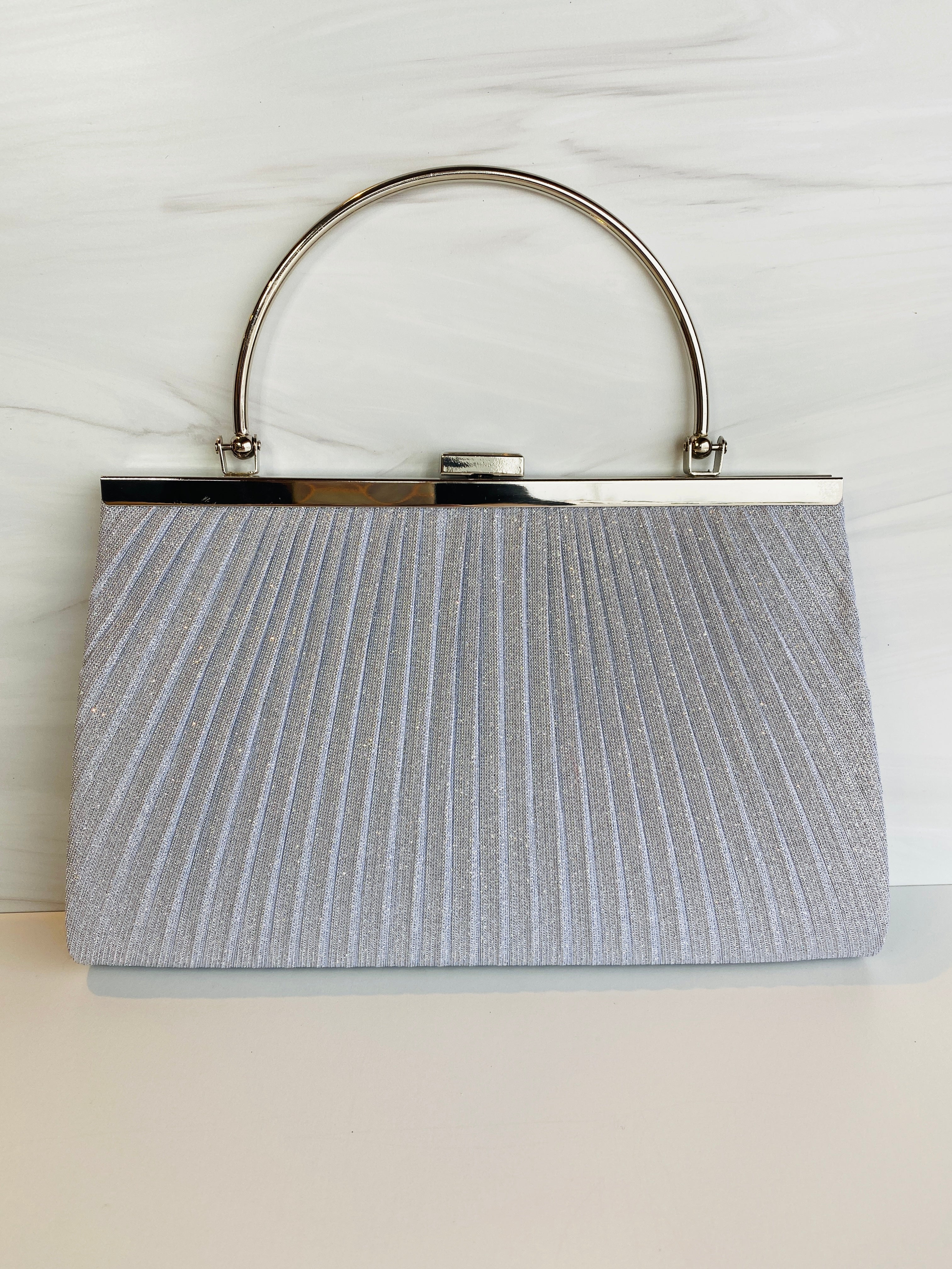 Evening Clutch with Half Moon Handle