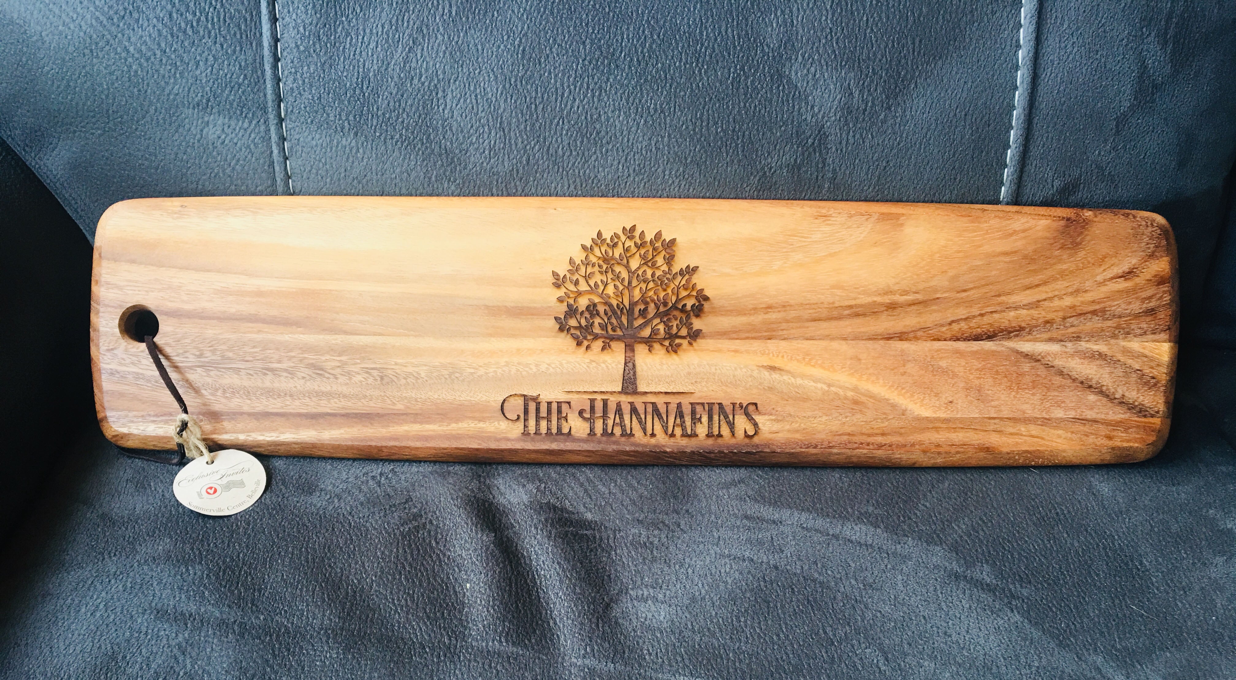 Engraveable or Blank Charcuterie Board Long 26"x6"