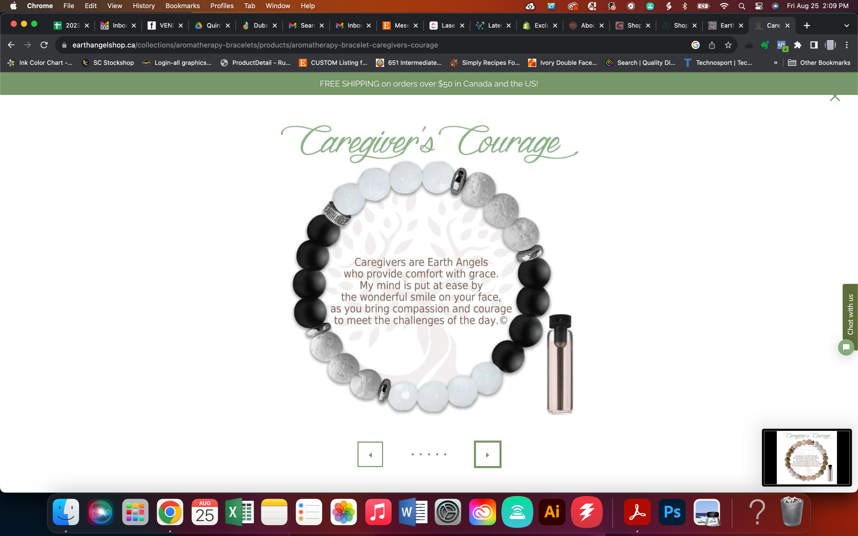 Earth Angel Aroma Bracelet