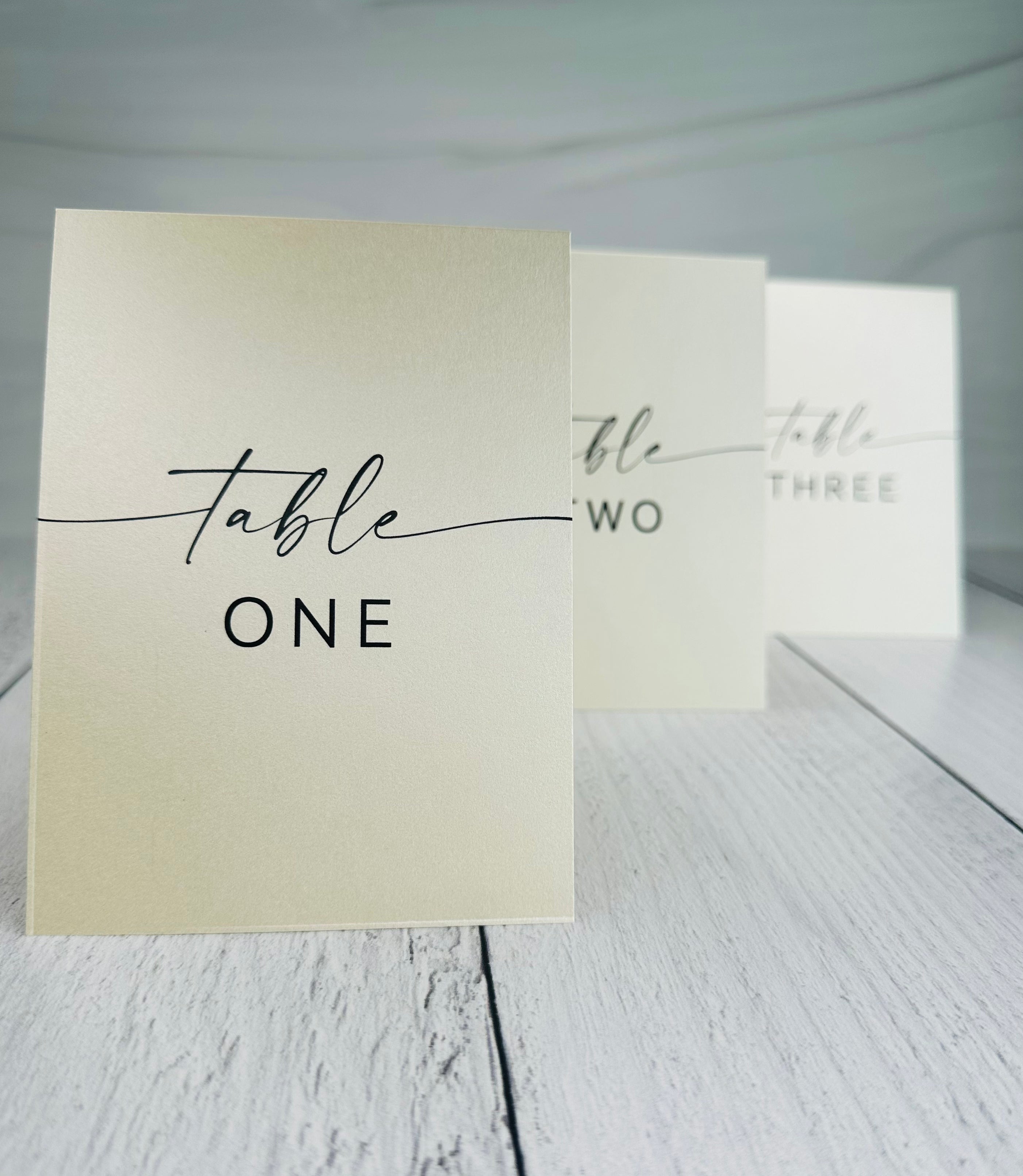 Cara Tent Table Numbers