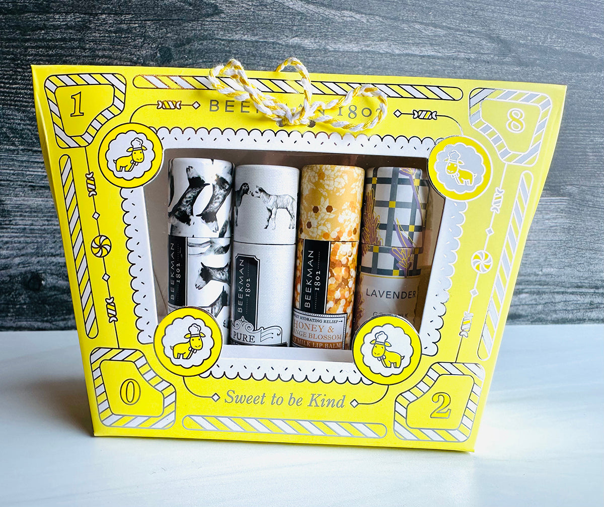 BEEKMAN 1802 - 4pc Lip Balm Set