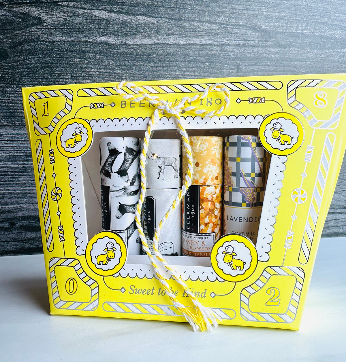 BEEKMAN 1802 - 4pc Lip Balm Set