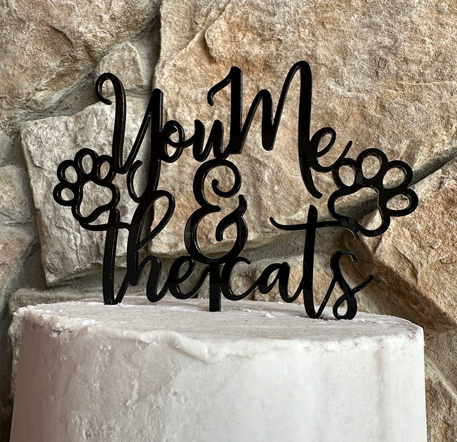 You Me & the Cats Caketop, Caketopper