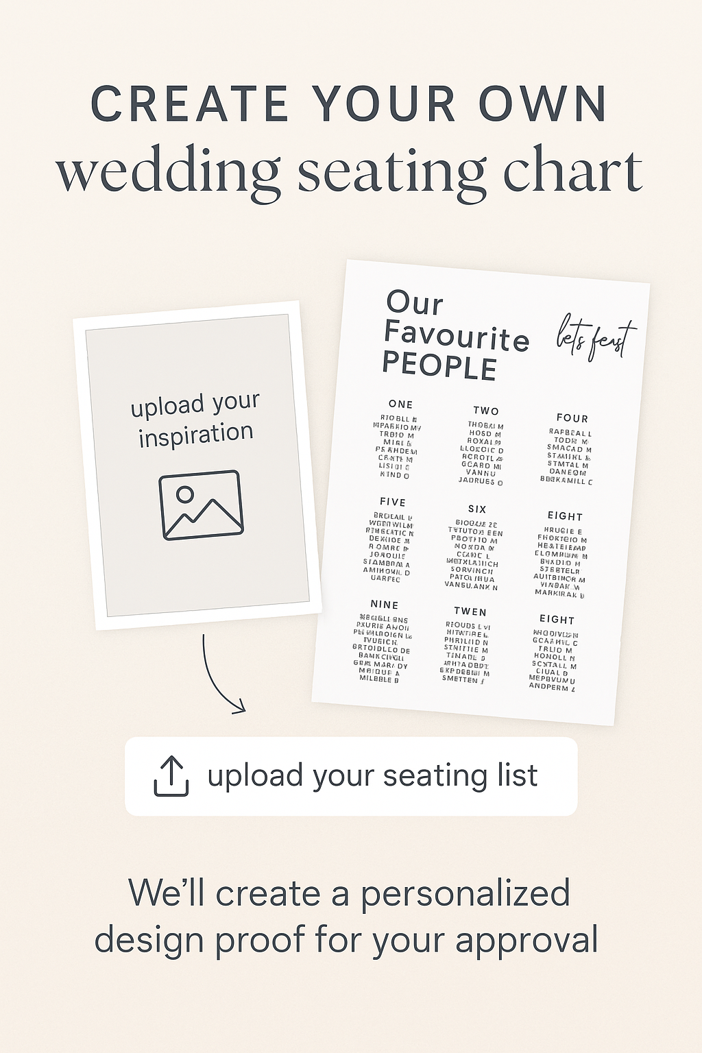 Create your own seating