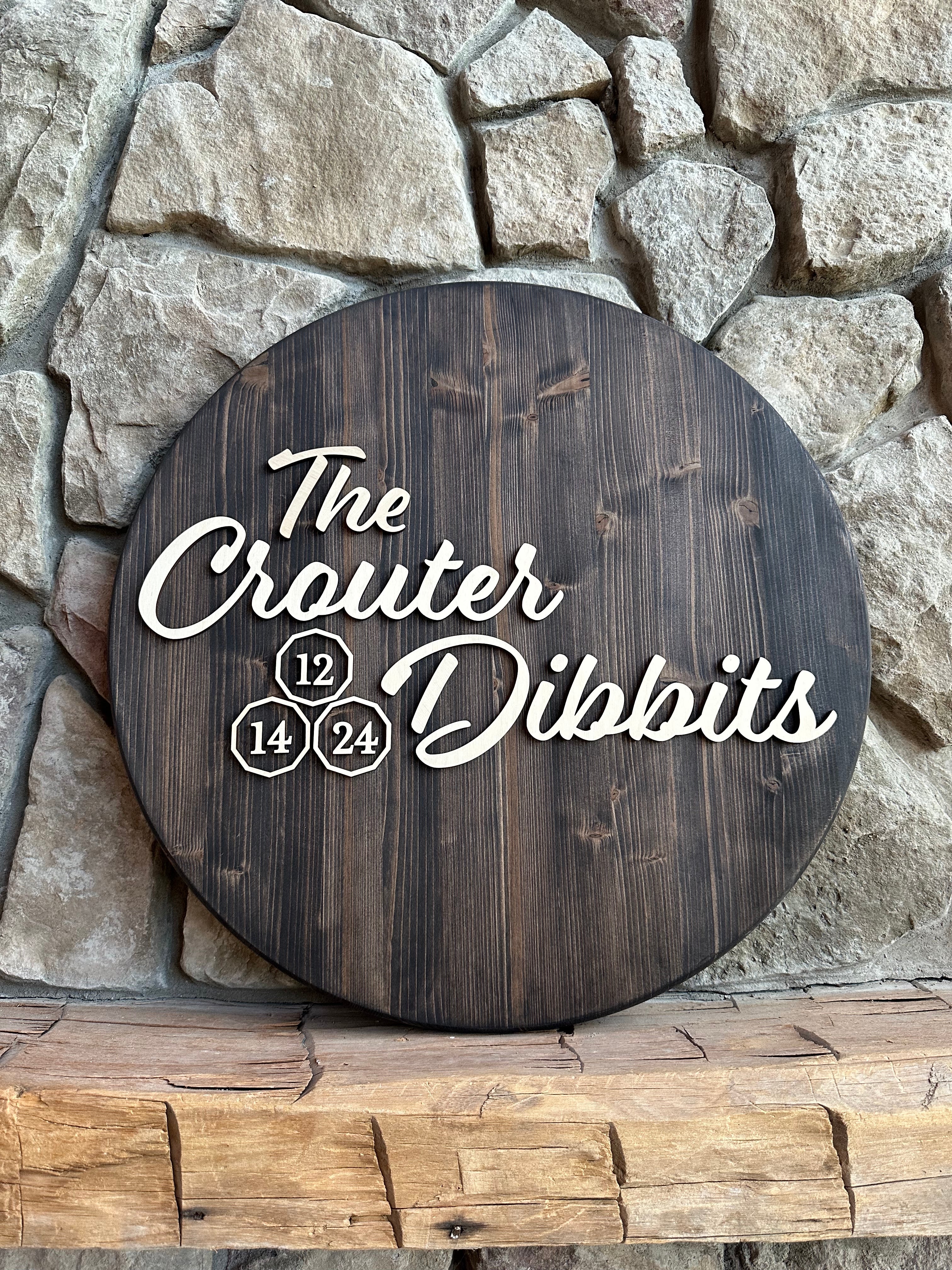 🪵 24" Round Wooden Guestbook Alternative – Laser Cut Family Name Wedding Sign | Personalized Keepsake Gift