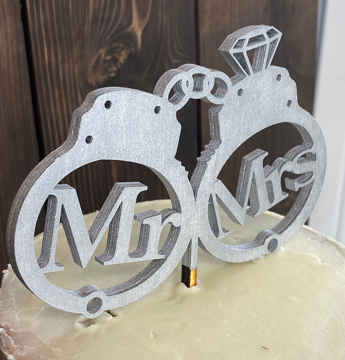 Mr & Mrs Handcuff Caketop, Police Caketopper