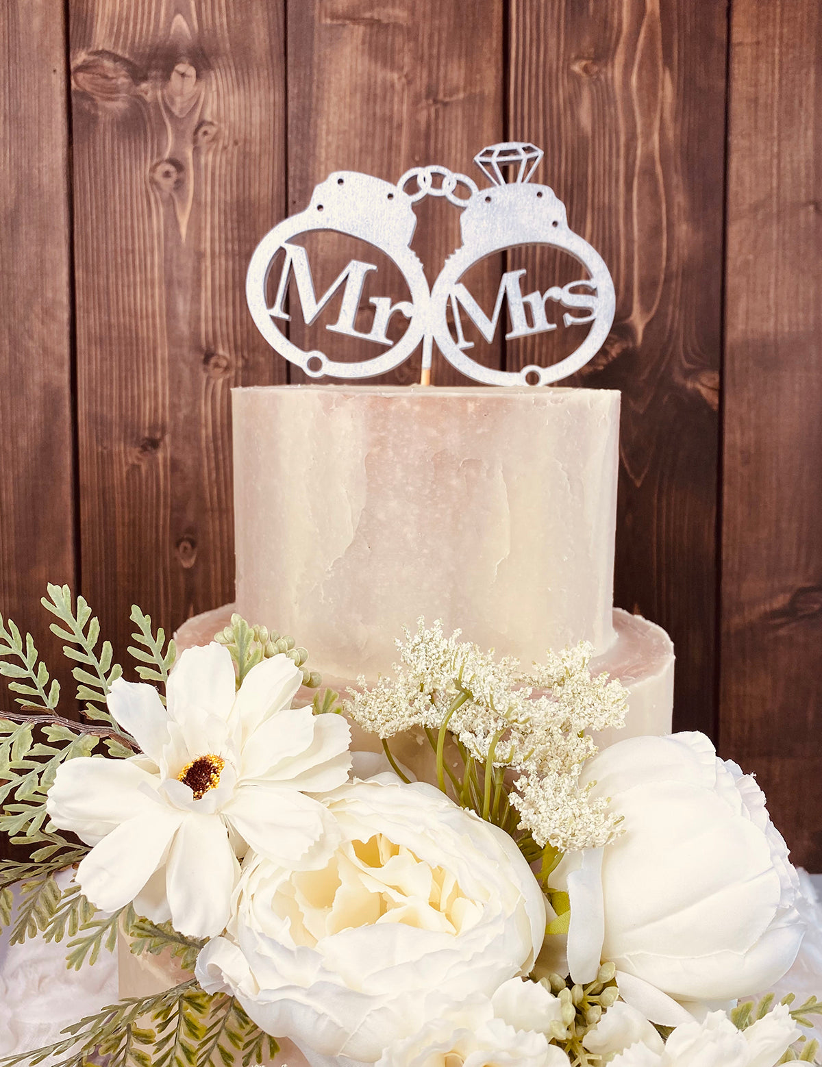 Mr & Mrs Handcuff Caketop, Police Caketopper