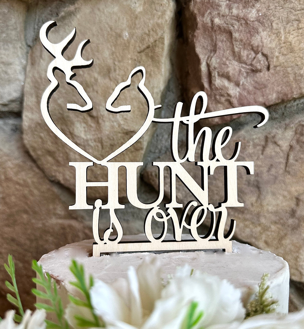 The Hunt is Over Caketop Design 2