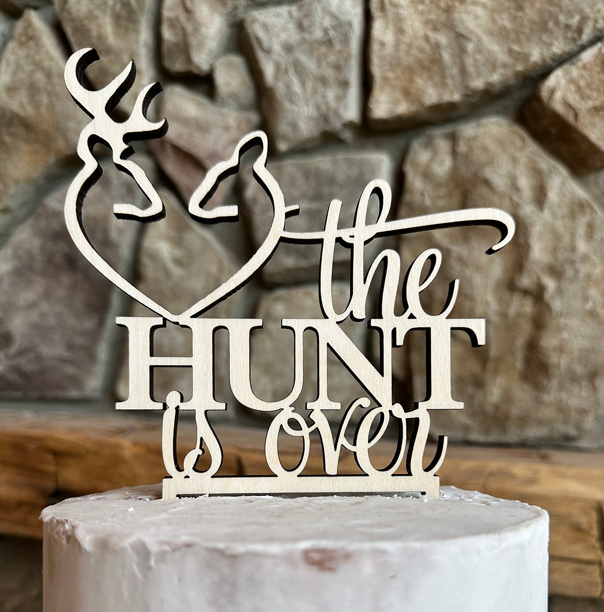 The Hunt is Over Caketop Design 2