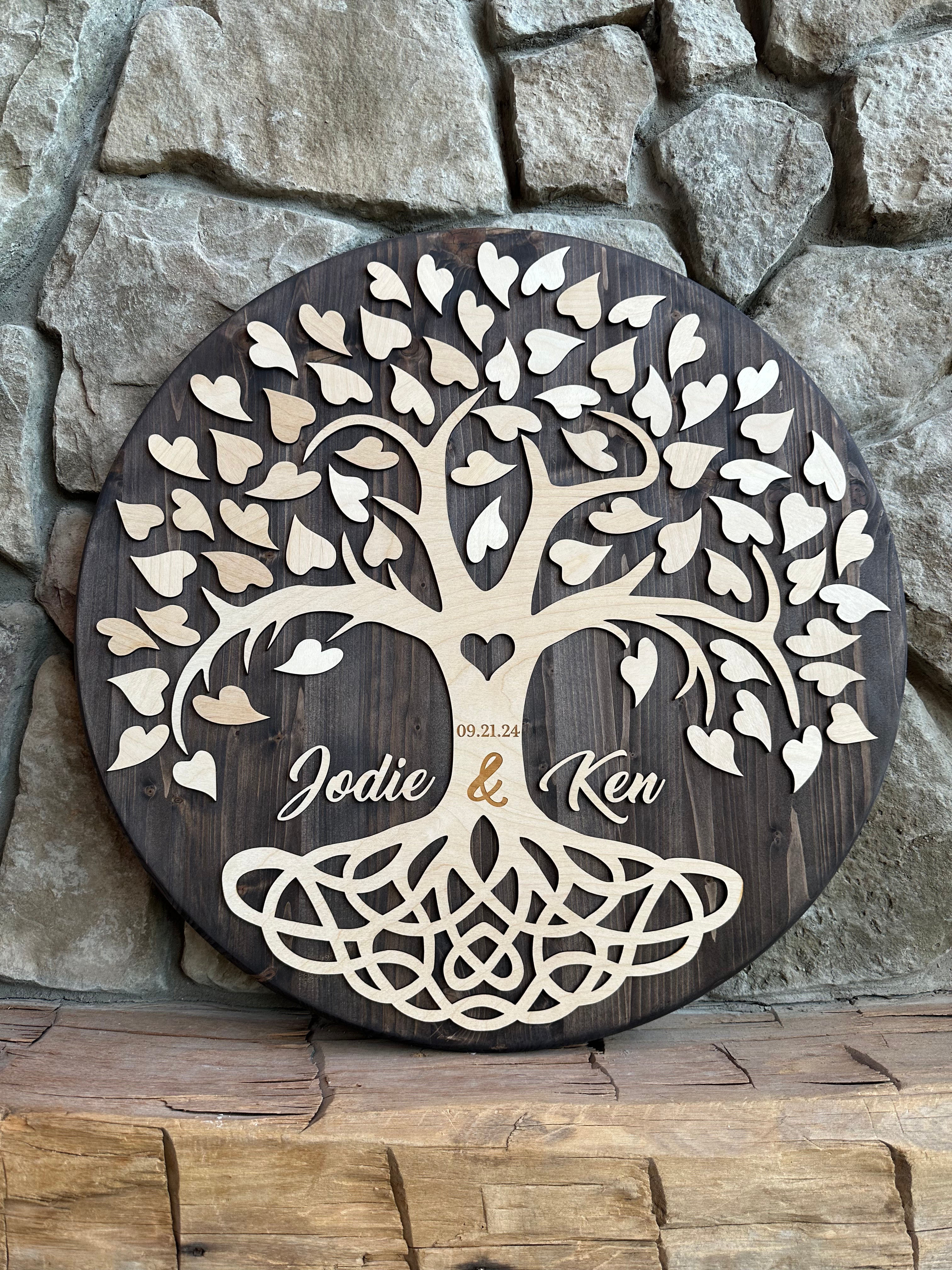 Love Knot Tree Guestbook Signature Board