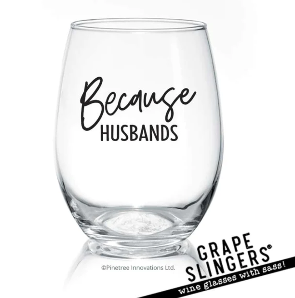 Pinetree- Sassy Stemless Wine Glass