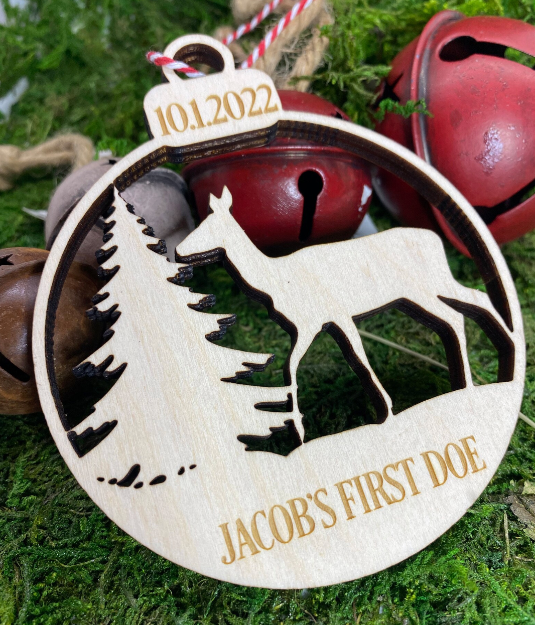 Doe Ornament, Deer Ornament