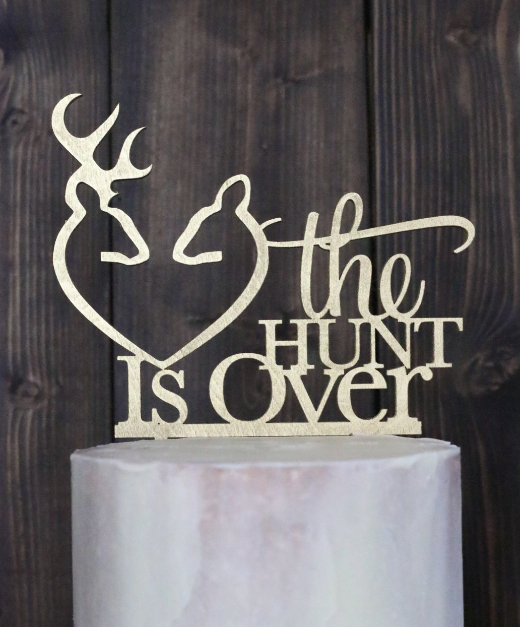 The Hunt is Over Caketop Design 1