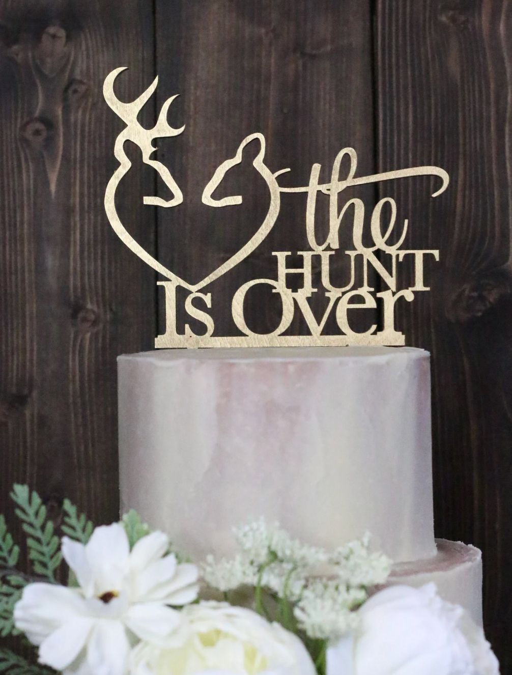 The Hunt is Over Caketop Design 1
