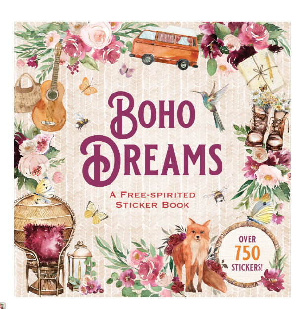 Boho Dreams Sticker Book