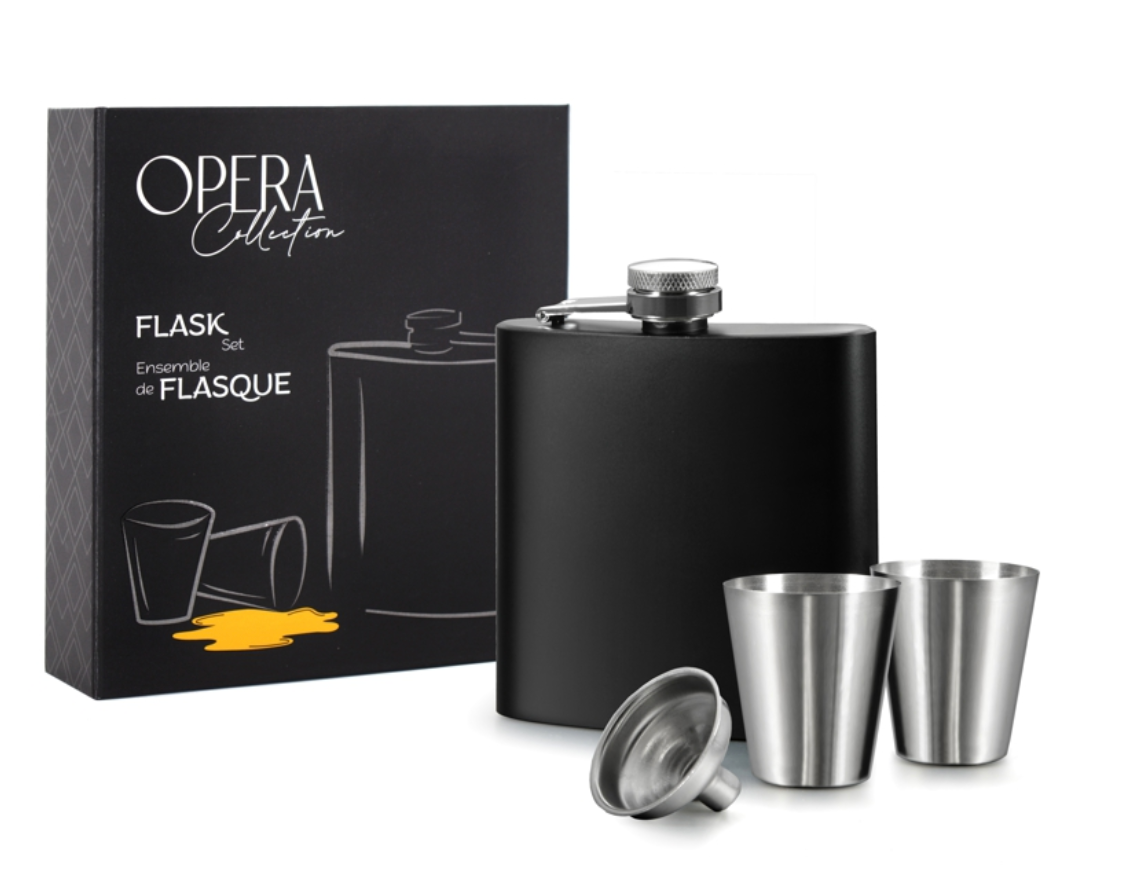 Opera 4-piece Flask Set