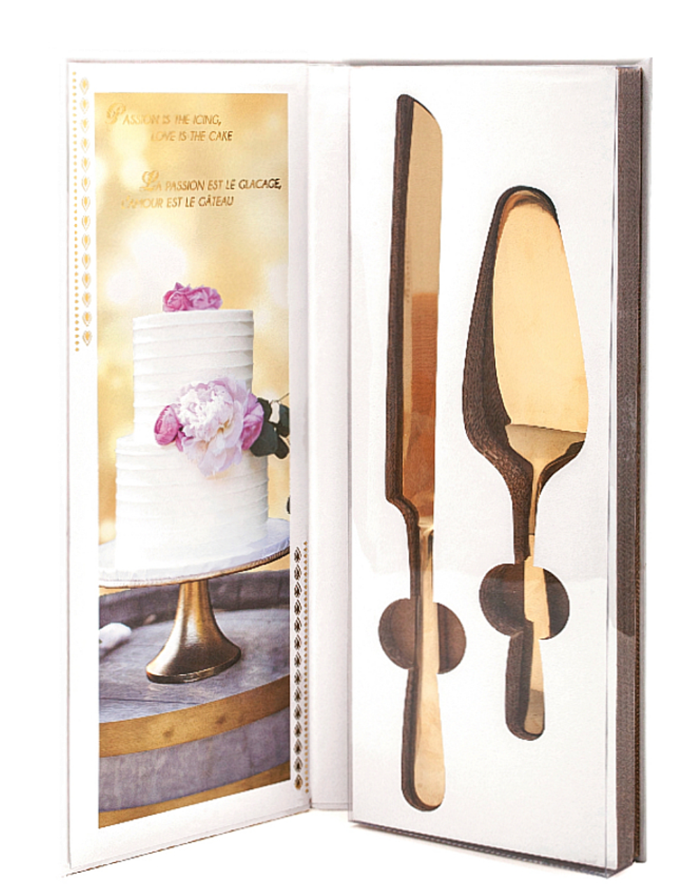 Cake Serving Set Gold
