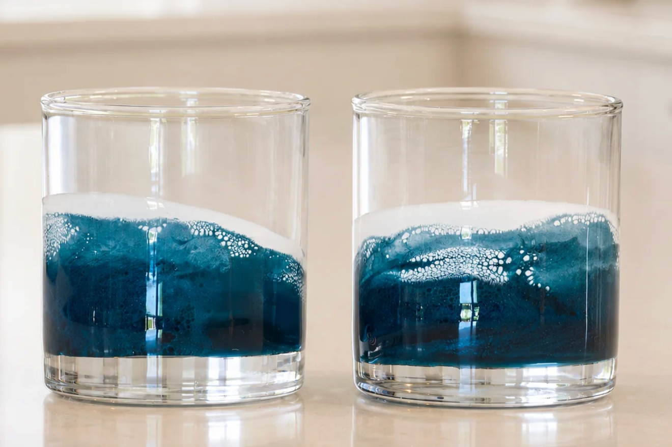 Lynn & Lianna Resin Whiskey Glass Set of 2